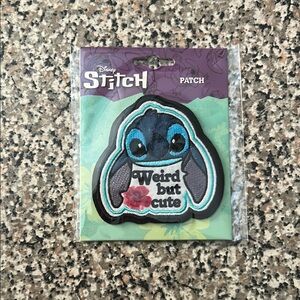 Disney Stitch Patch with Blue and Black